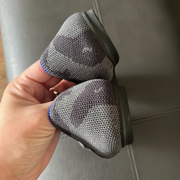 Rothys The Loafers Dark Gray Camo Luxury Flats Loafers - Picture 2 of 9